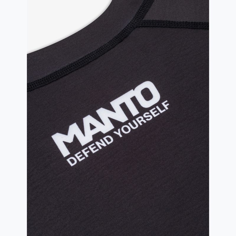 Herren Rashguard MANTO Logo schwarz 3