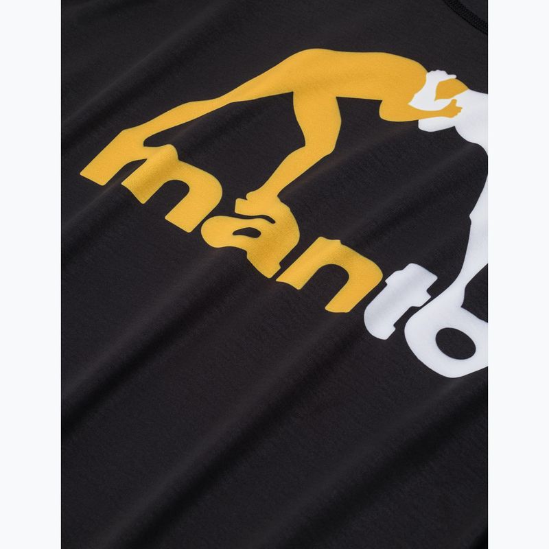 Herren Rashguard MANTO Logo schwarz 5