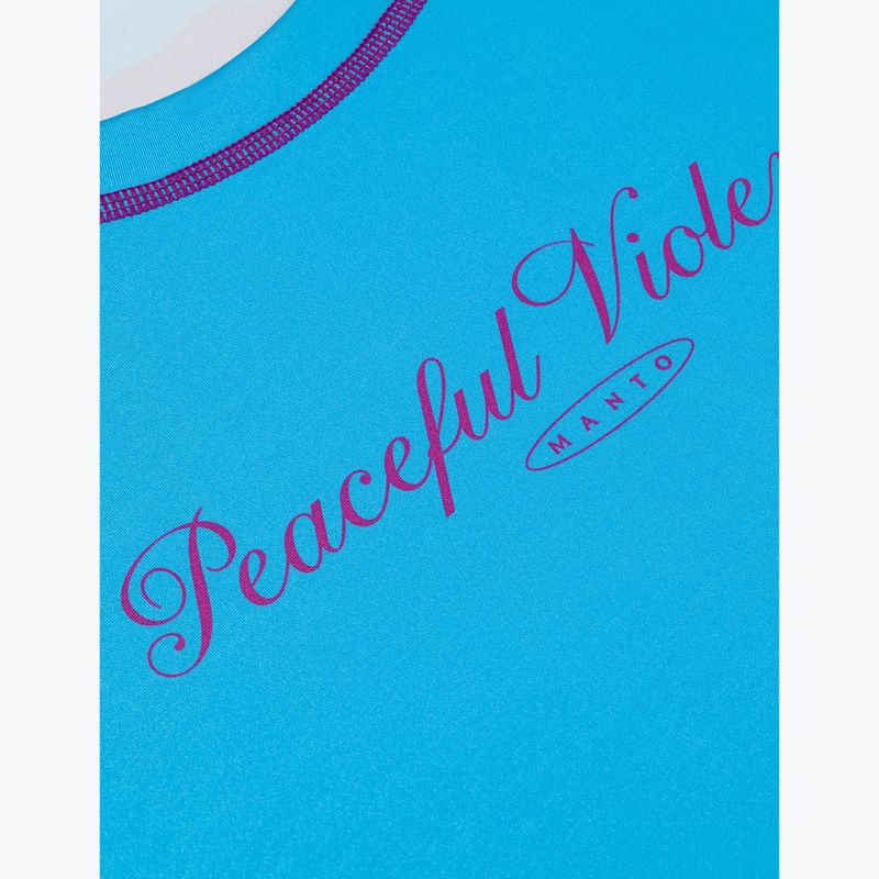 Damen Rashguard Langarm MANTO Peaceful Violence blau 5