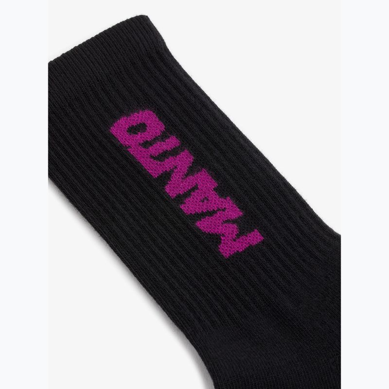 Socken MANTO Logotype black/purple 2