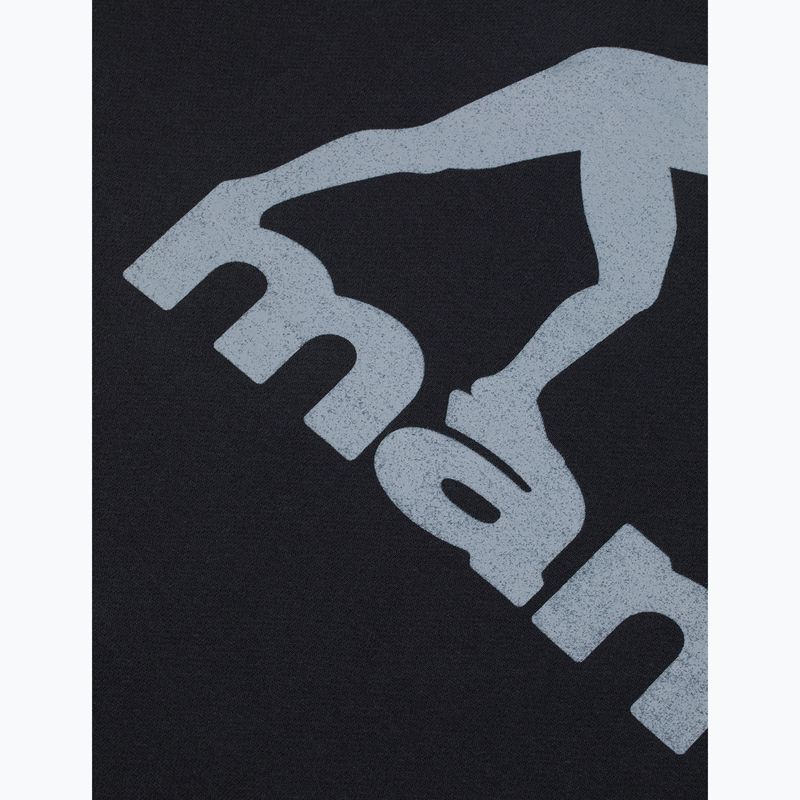 Herrenpullover MANTO Peaceful Violence Hoody schwarz 7