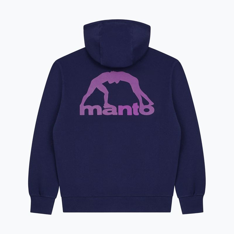 Herrenpullover MANTO Peaceful Violence Hoody navy 6