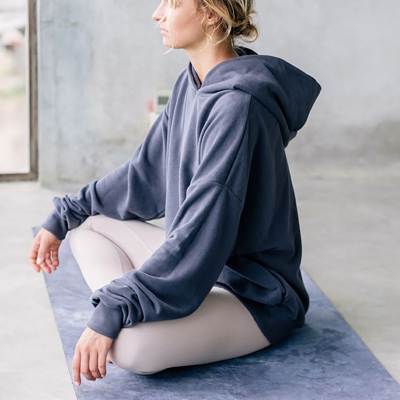 Yogamatte Joy in me Flow Long 3 mm navy blau 800301 5