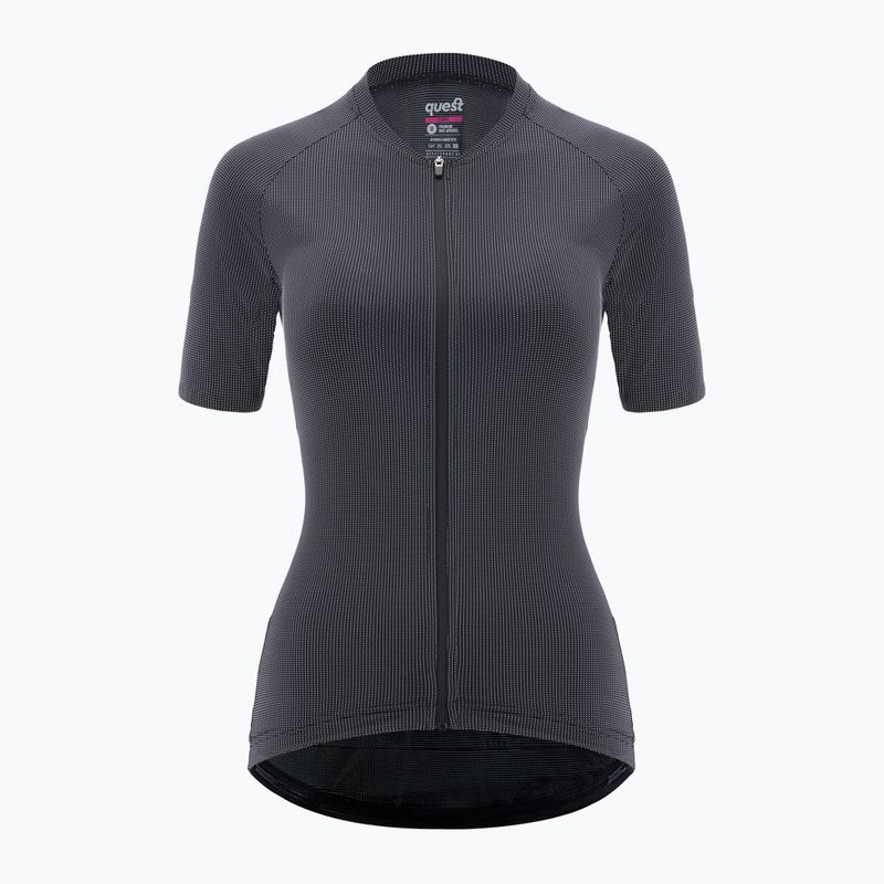 Damen Radtrikot Quest Cambridge schwarz