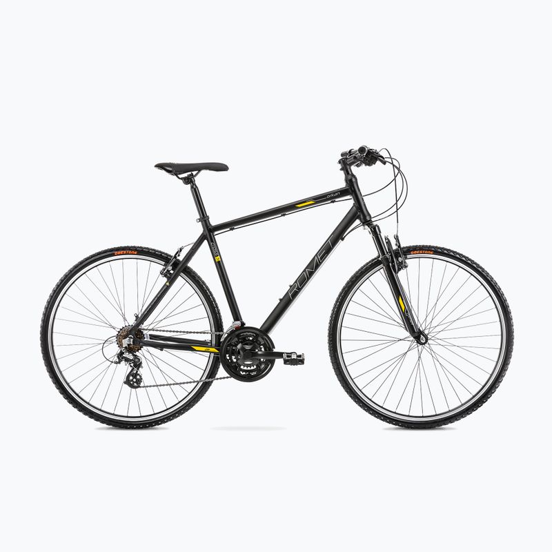 Romet Orkan M Fitnessrad schwarz und gold 15