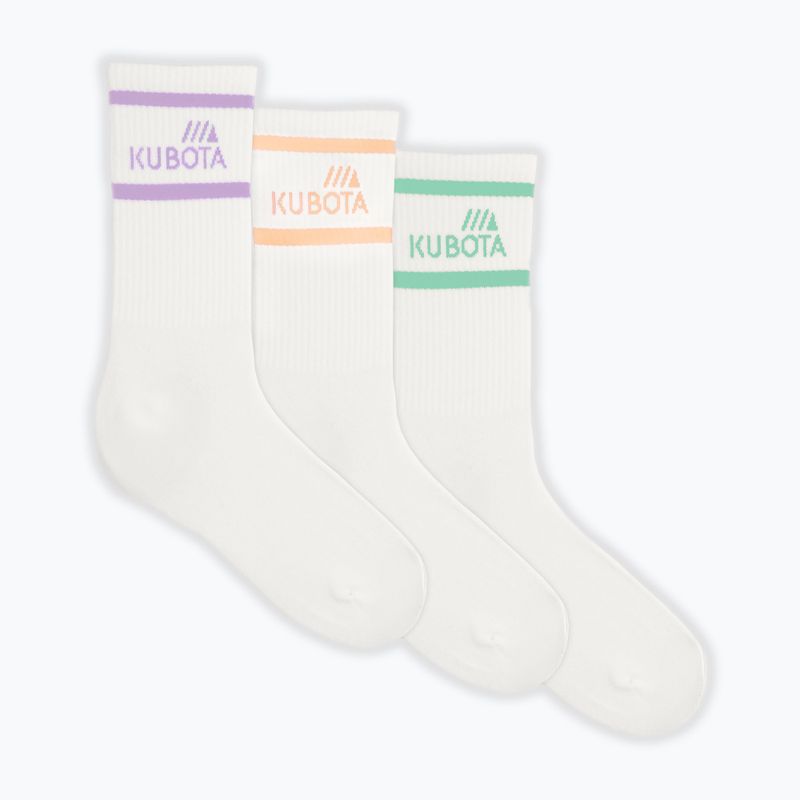 Socken Kubota Sport 1 3 Paar Creme/Pastell