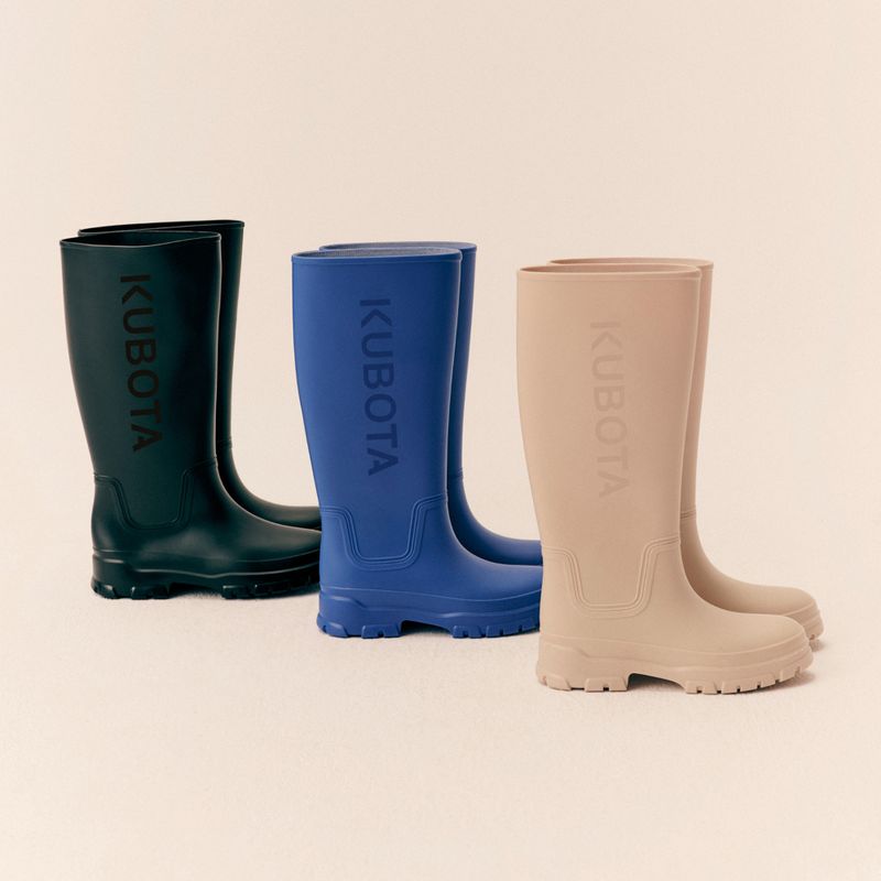 Gummistiefel Damen Kubota KUBBKA Beige