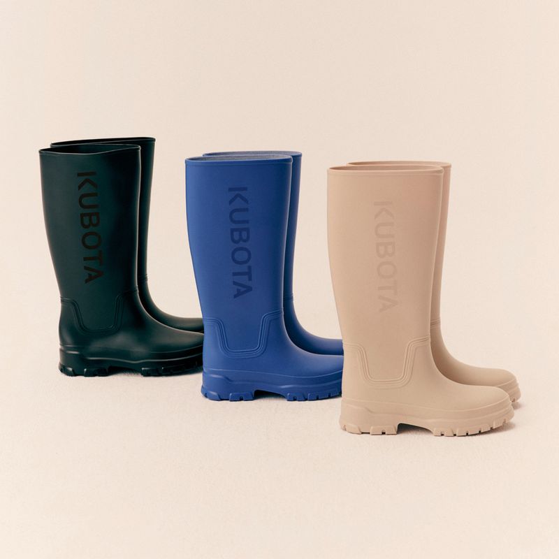 Gummistiefel Damen Kubota KUBBKA Schwarz