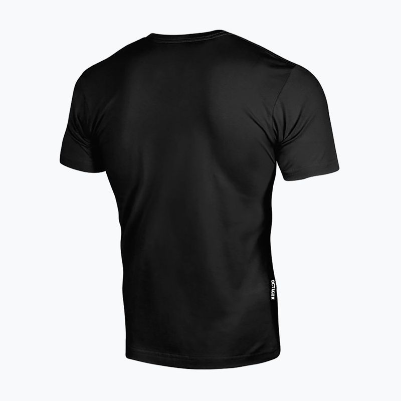 Herren-Shirt Octagon Small Logo black/black 2