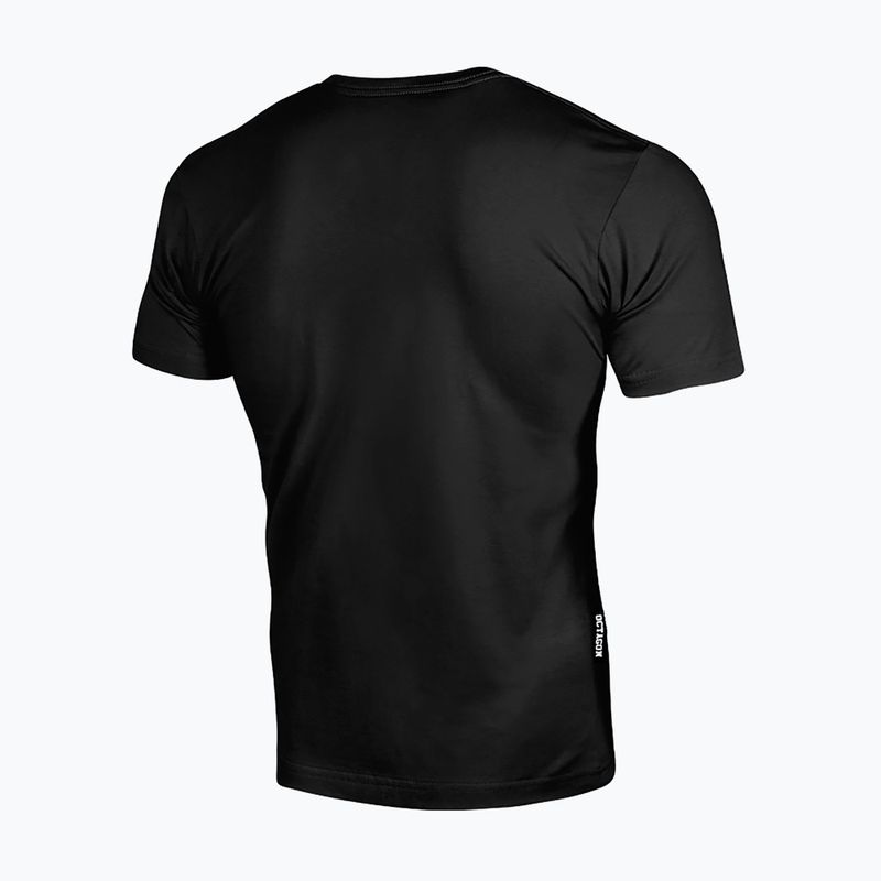 Herren-Shirt Octagon Small Logo black/gold 2