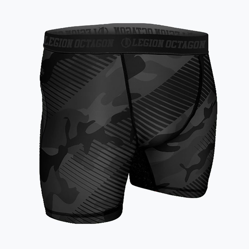 Herren Trainingsshorts Octagon Legion Line Camo schwarz 3