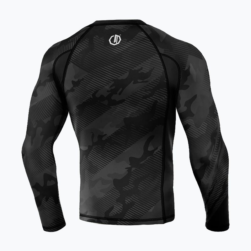 Langarm-Rashguard Octagon Rashguard Legion Premium Line Camo Black 2