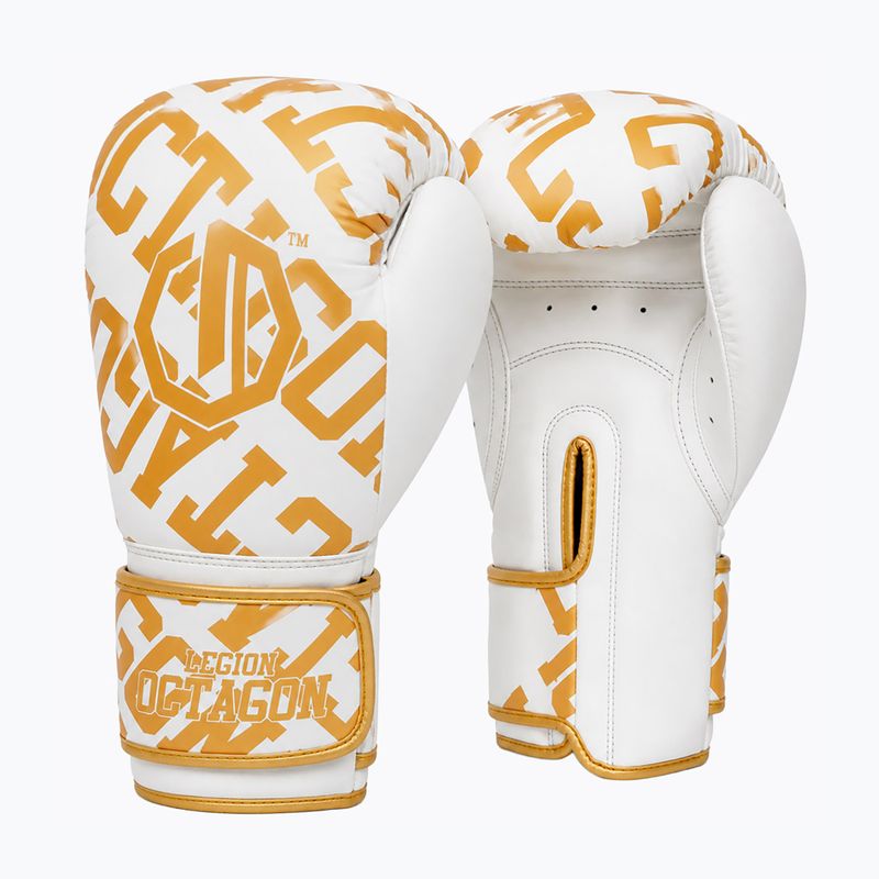 Boxhandschuhe Octagon Legion Eclipse white/gold 2