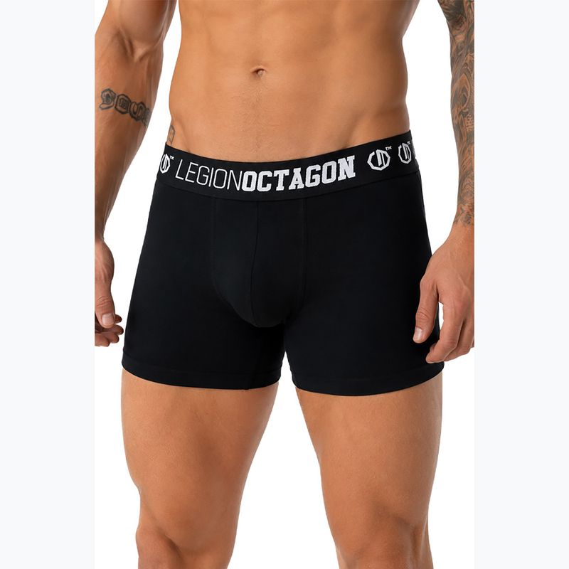Herrenboxershorts Octagon Legion Caption 3 pack black 2
