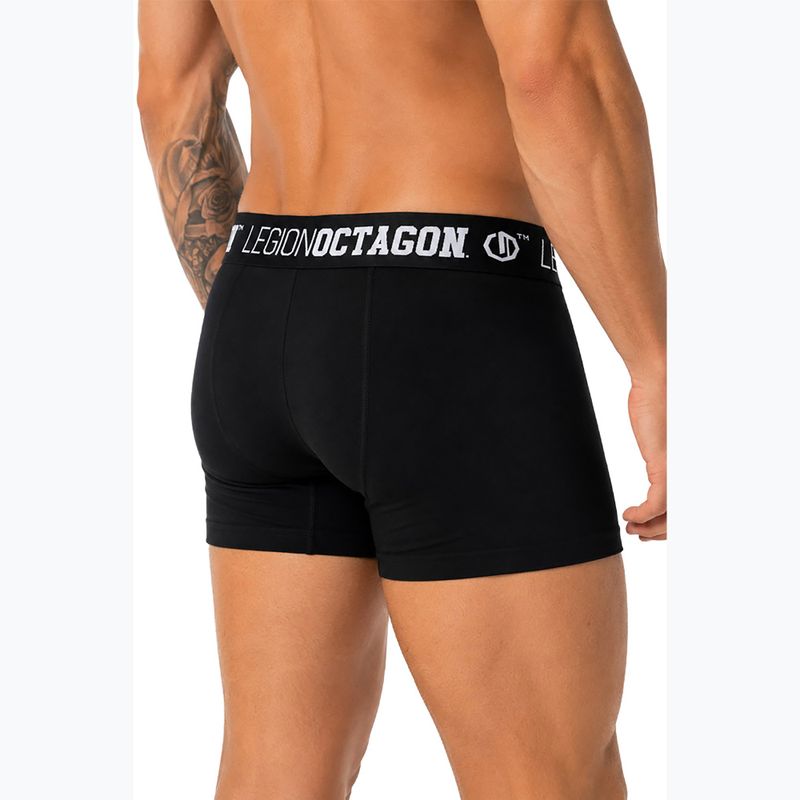 Herrenboxershorts Octagon Legion Caption 3 pack black 3
