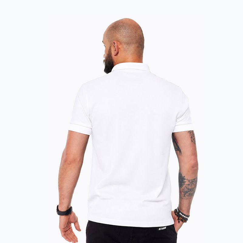 Herren-Poloshirt Octagon Legion HFT Polo white 2