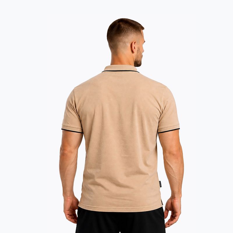 Herren-Poloshirt Octagon Legion Tipped HFT Polo beige 2