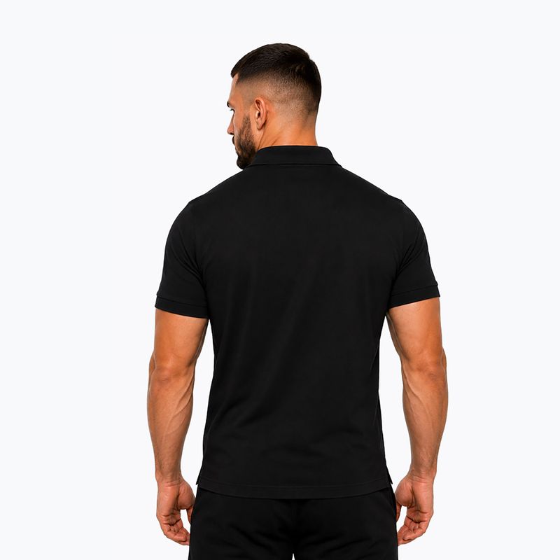 Herren-Poloshirt Octagon Legion Small Logo 3D Polo black 2