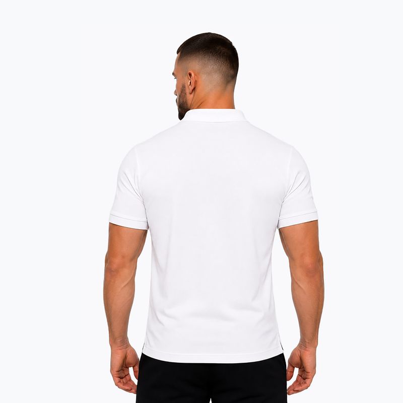 Herren-Poloshirt Octagon Legion Small Logo 3D Polo white 2
