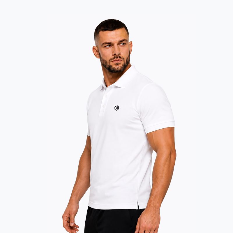 Herren-Poloshirt Octagon Legion Small Logo 3D Polo white 3