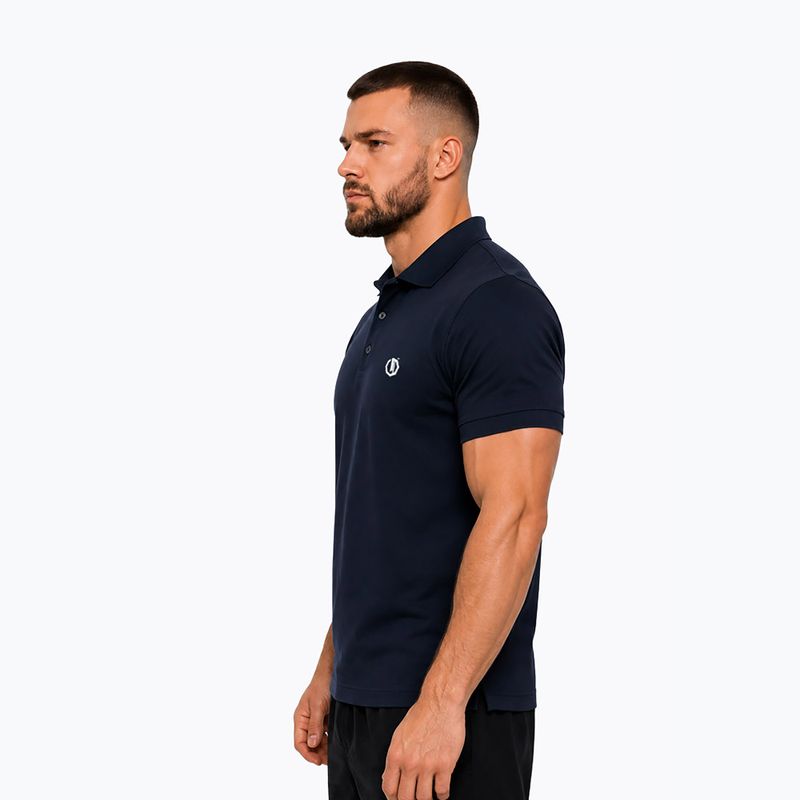Herren-Poloshirt Octagon Legion Small Logo 3D Polo dark navy 3