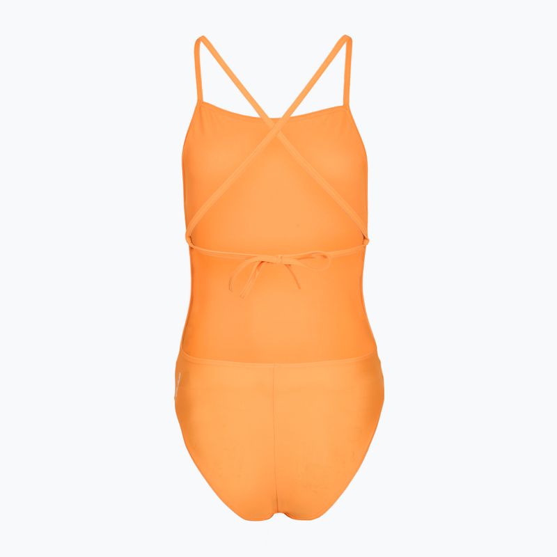 Damen-Einteiler Badeanzug Clap Dwuwarstwowy Wiązany summer orange 2