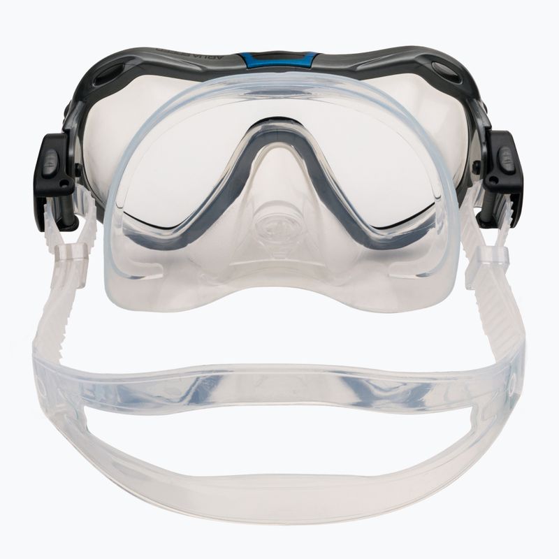 AQUA-SPEED Java + Elba Maske + Schnorchel Tauchset blau 614 5
