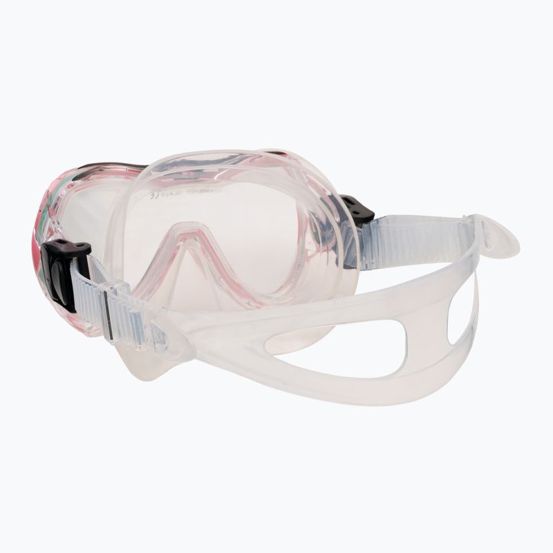 AQUA-SPEED Kindertauchset Enzo + Evo Maske + Schnorchel rosa 604 4