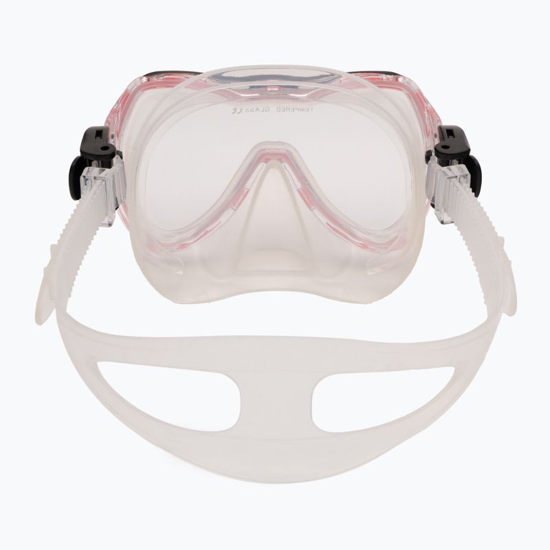 AQUA-SPEED Kindertauchset Enzo + Evo Maske + Schnorchel rosa 604 5