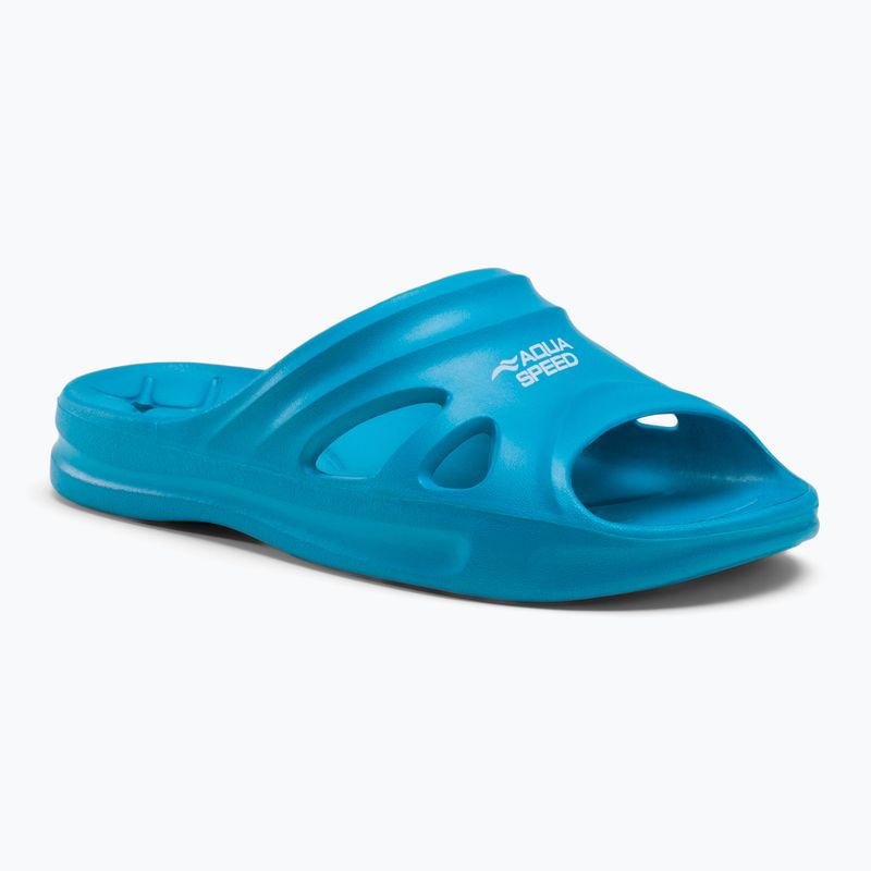 Damen-Schwimmbad-Pantoletten AQUA-SPEED Florida türkis 464