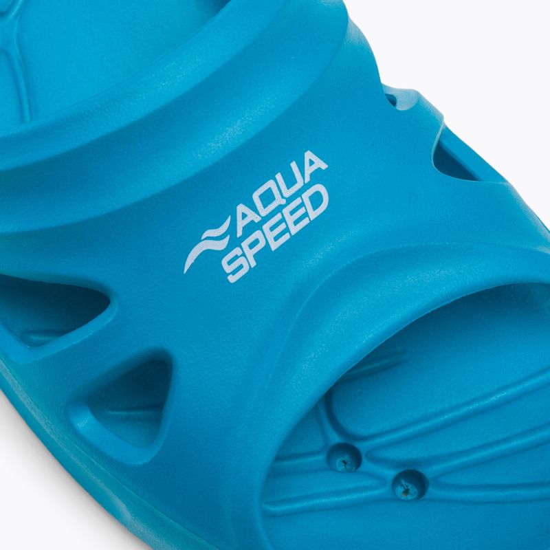 Damen-Schwimmbad-Pantoletten AQUA-SPEED Florida türkis 464 7