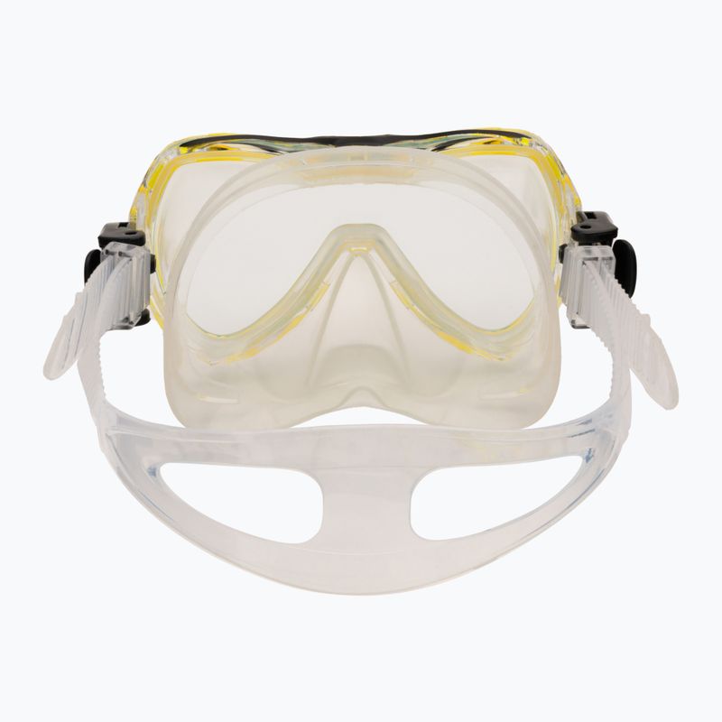 AQUA-SPEED Kindertauchset Enzo + Evo Maske + Schnorchel gelb 604 5