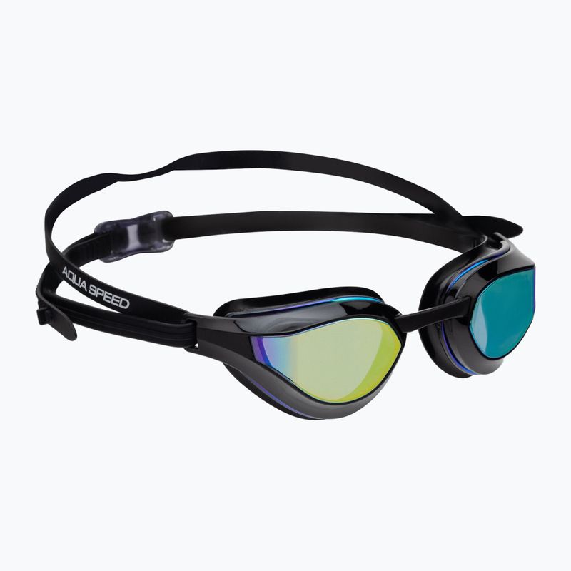 Schwimmbrille AQUA-SPEED Rapid Mirror schwarz 6987