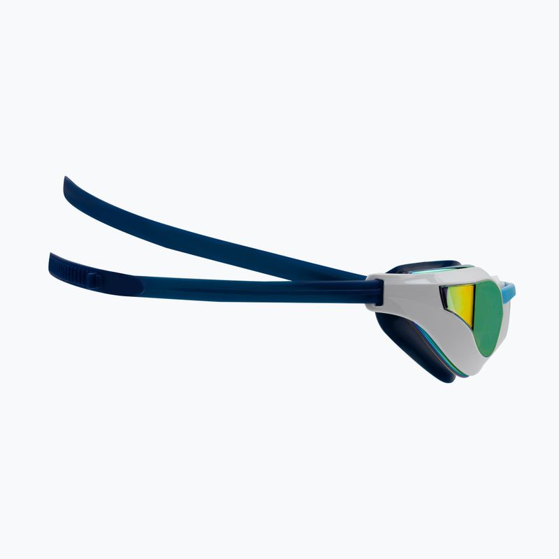 Schwimmbrille AQUA-SPEED Rapid Mirror weiß-dunkelblau 6988 3