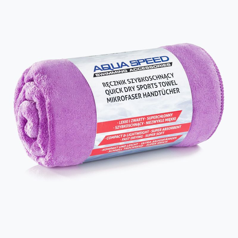 AQUA-SPEED Dry Soft Schnelltrocknendes Handtuch lila 156 2