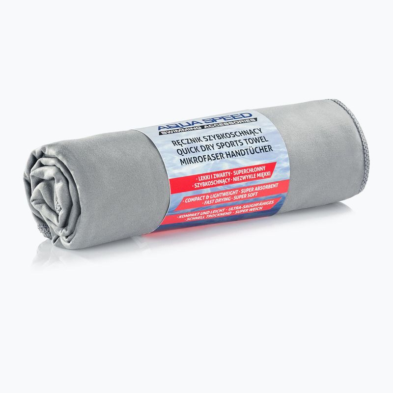 AQUA-SPEED Dry Flachhandtuch grau 155 2