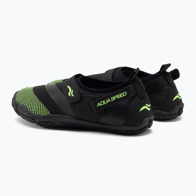 Wasserschuhe AQUA-SPEED Agama schwarz-grün 638 3