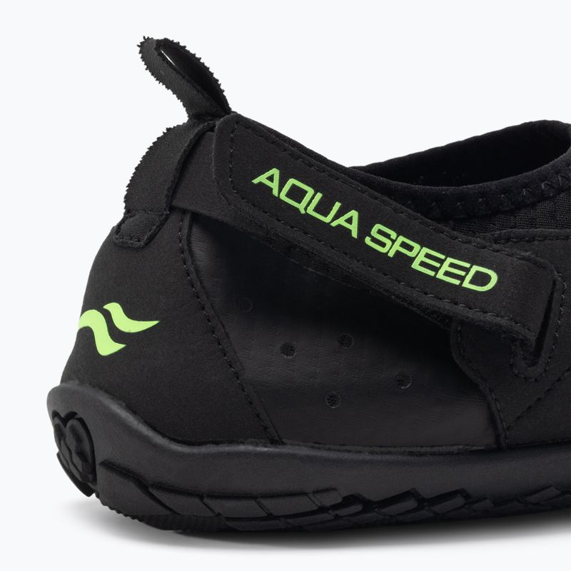 Wasserschuhe AQUA-SPEED Agama schwarz-grün 638 7