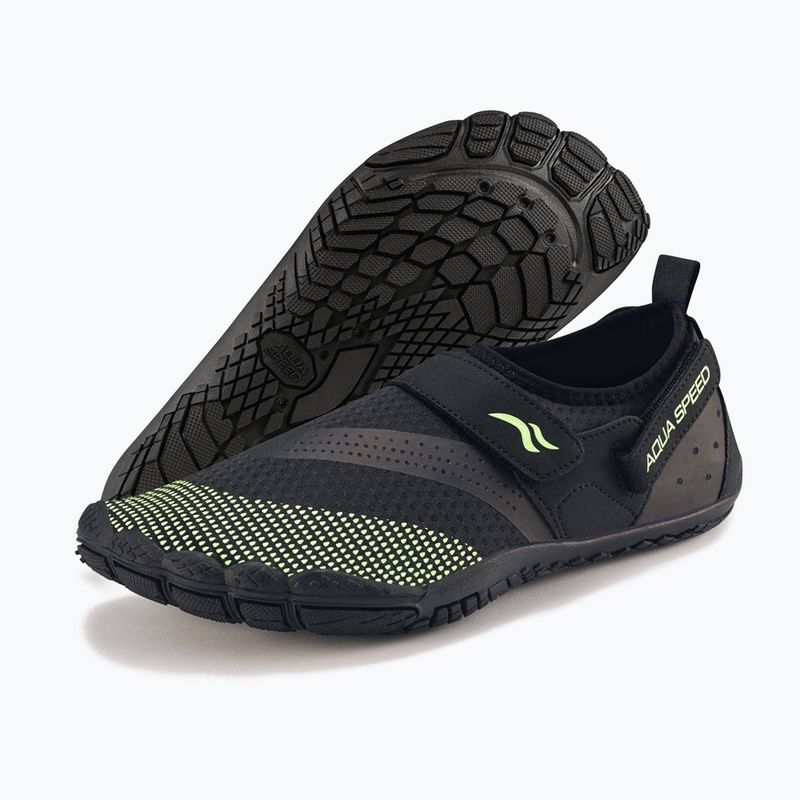 Wasserschuhe AQUA-SPEED Agama schwarz-grün 638 11
