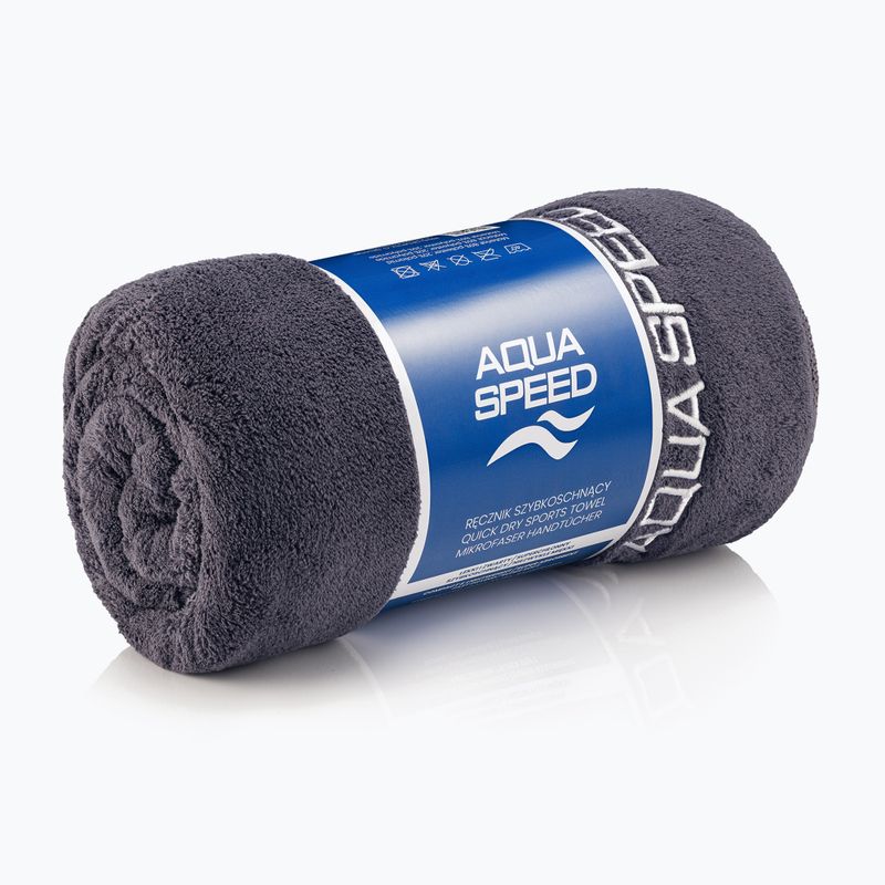 AQUA-SPEED Dry Coral Schnelltrocken-Handtuch schwarz 2