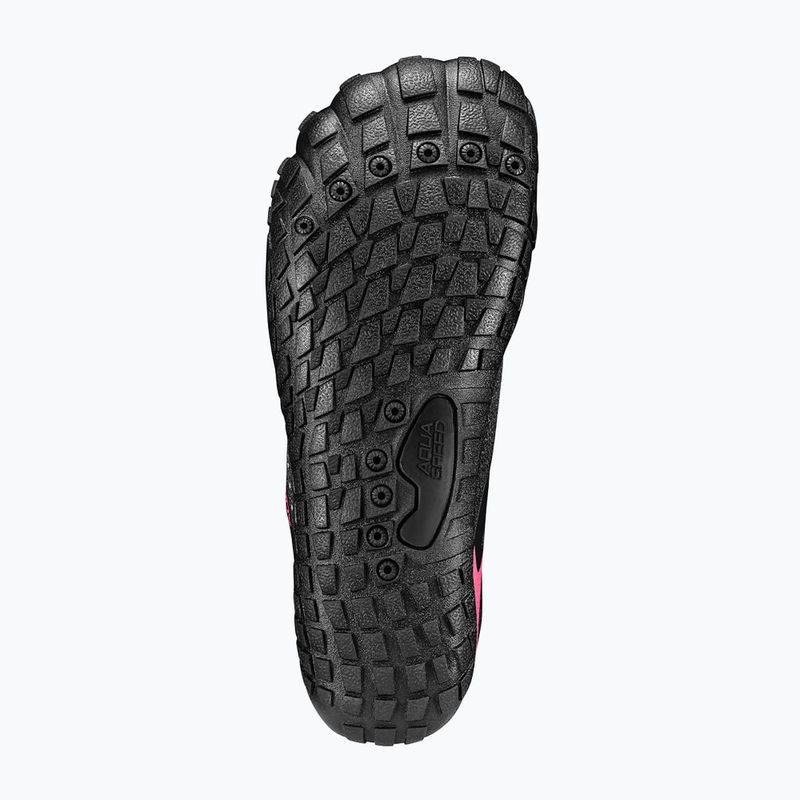 Damen Wasserschuhe AQUA-SPEED Nautilus schwarz-rosa 637 14