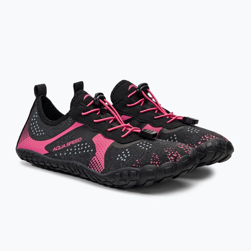 Damen Wasserschuhe AQUA-SPEED Nautilus schwarz-rosa 637 4