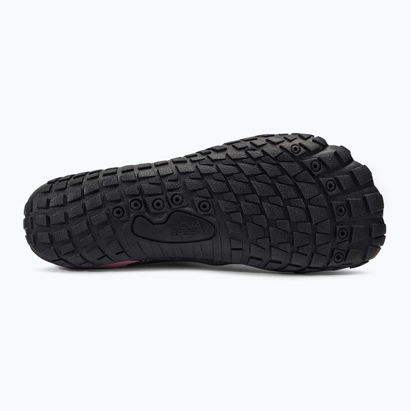Damen Wasserschuhe AQUA-SPEED Nautilus schwarz-rosa 637 5