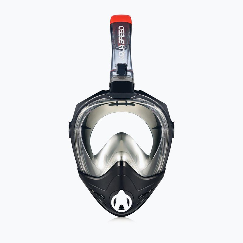 AQUA-SPEED Brizo Vollgesichtsmaske zum Schnorcheln + Kamerahalter schwarz 2