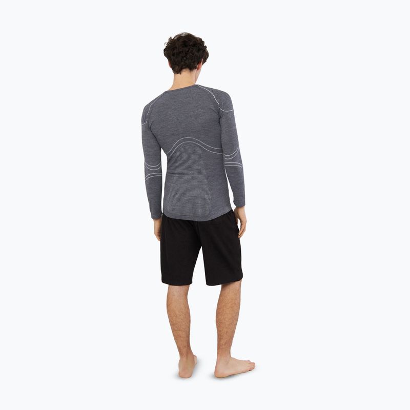 Herren Thermoaktivshirt Viking Lan Pro dunkelgrau/hellgrau 3