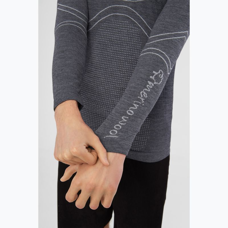 Herren Thermoaktivshirt Viking Lan Pro dunkelgrau/hellgrau 5