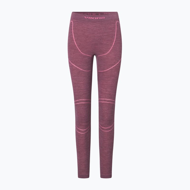 Damen Thermounterwäsche-Set Viking Lan Pro claret/light pink 3