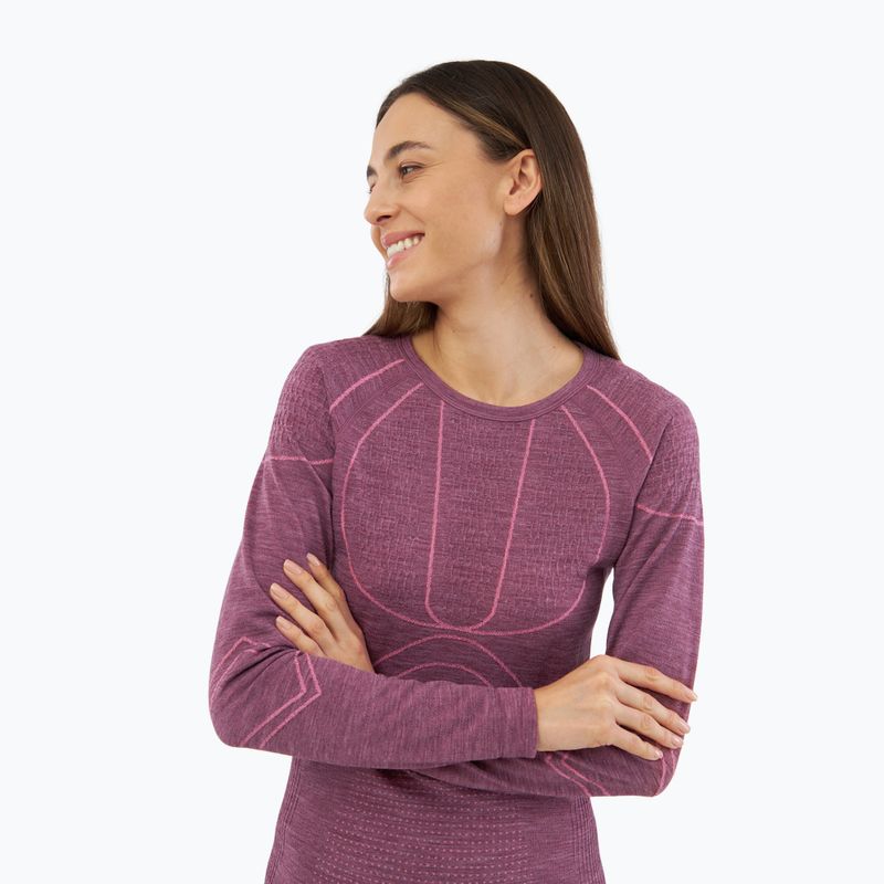 Damen Thermounterwäsche-Set Viking Lan Pro claret/light pink 7