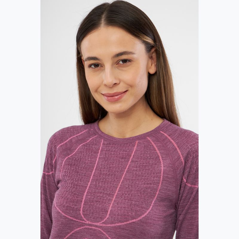 Damen Thermoaktivshirt Viking Lan Pro claret/light pink 4
