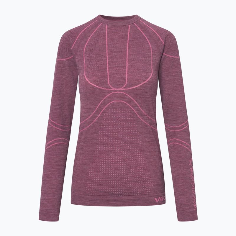 Damen Thermoaktivshirt Viking Lan Pro claret/light pink 7